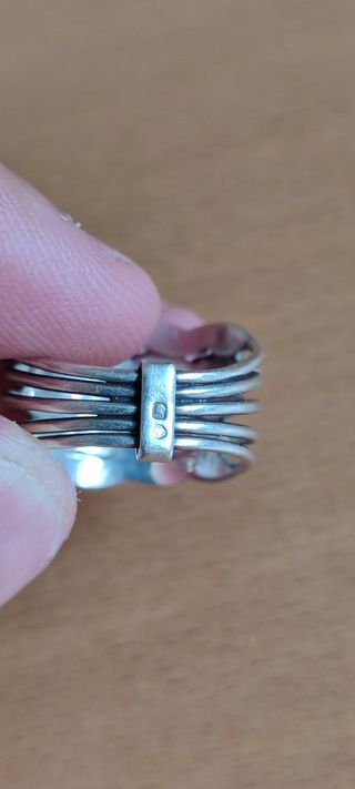 ANILLO PLATA ARTESANAL VINTAGE