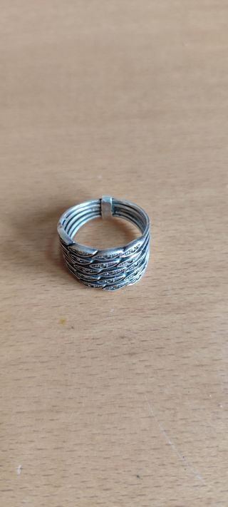 ANILLO PLATA ARTESANAL VINTAGE