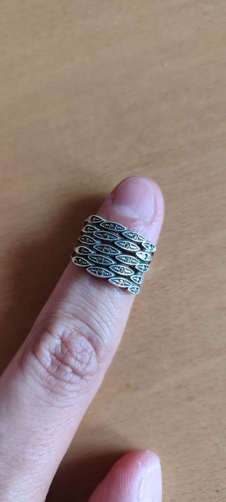 ANILLO PLATA ARTESANAL VINTAGE