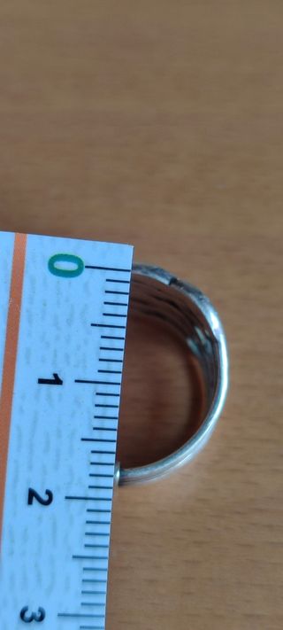 ANILLO PLATA ARTESANAL VINTAGE