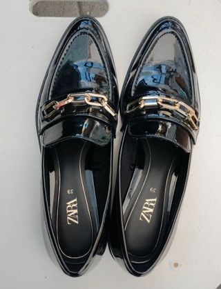 Scarpe Zara - Mocassini neri 39