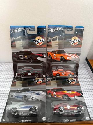 Hot Wheels Vintage Racing - 4 coches