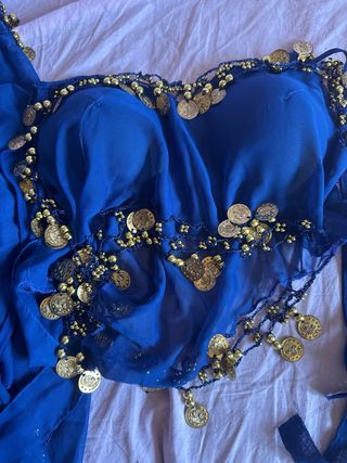 Falda y top danza del vientre