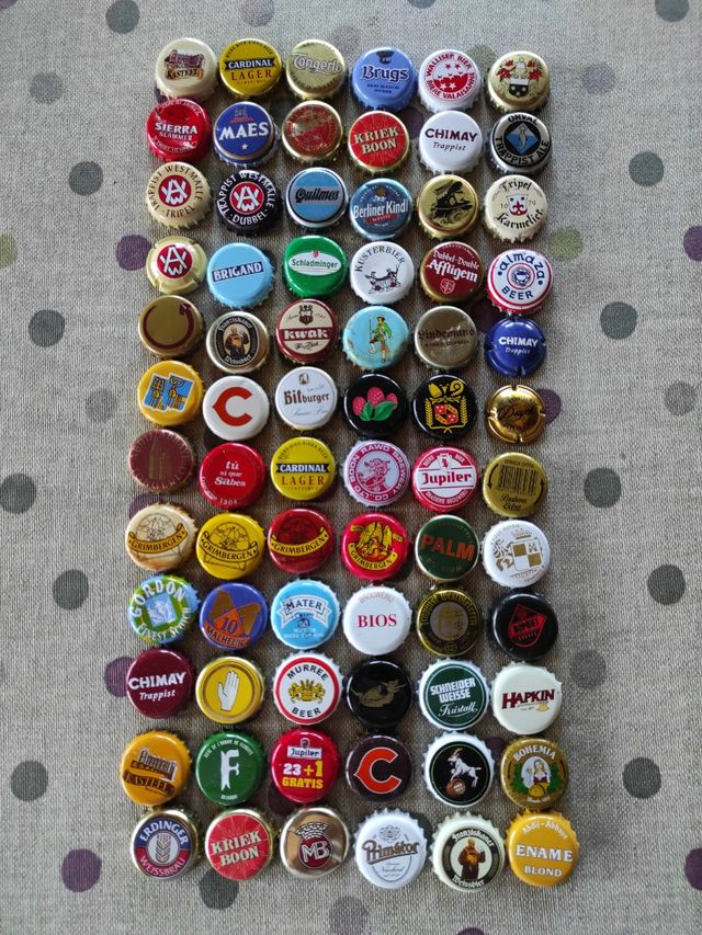 72 Chapas Cerveza - Tapones Corona