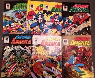 Capitan america vertice, siete numeros.