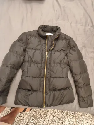 Chaquetón Plumas Versace Talla S 