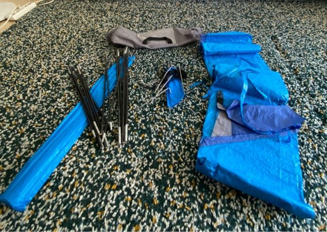 Tienda camping bebé, playa.