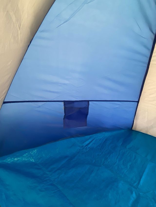 Tienda camping bebé, playa.