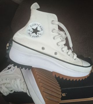 Converse Chuck Taylor blancas plataforma