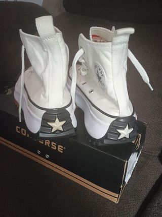 Converse Chuck Taylor blancas plataforma