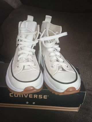 Converse Chuck Taylor blancas plataforma
