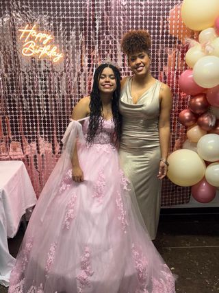 Vestido Quinceañera Rosa