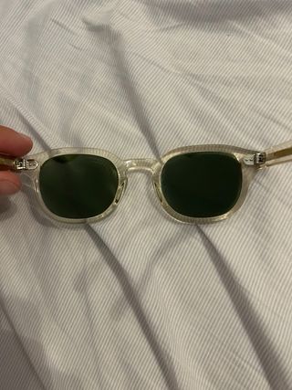 Gafas Moscot Lemtosh - Beige/Verde