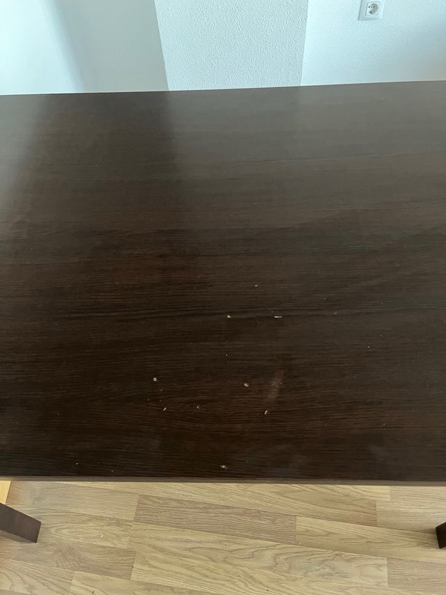 Mesa comedor marrón madera