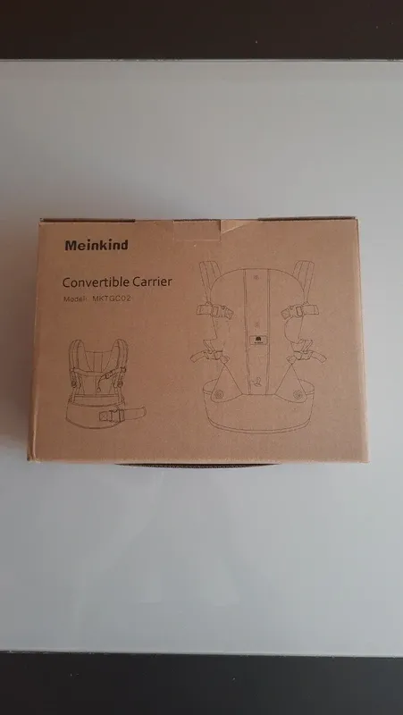 Mochila Portabebés Meinkind Gris