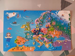Mapa Europa imantado - Puzzle