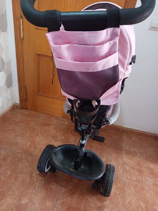 Triciclo infantil Kinderkraft rosa