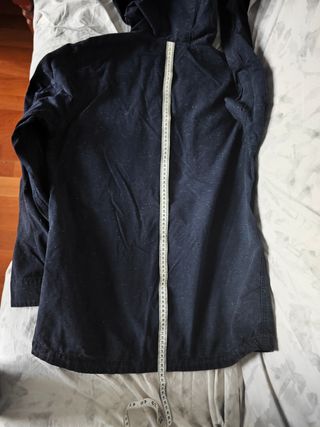 Chaqueta parka con capucha H&M azul