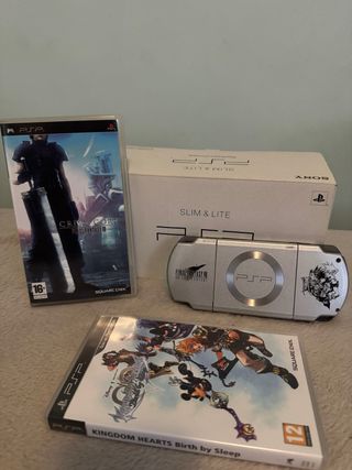 PSP final fantasy edicion limitada + 2 juegos