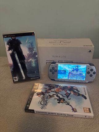 PSP final fantasy edicion limitada + 2 juegos
