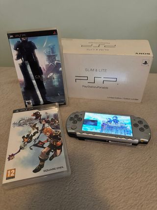 PSP final fantasy edicion limitada + 2 juegos