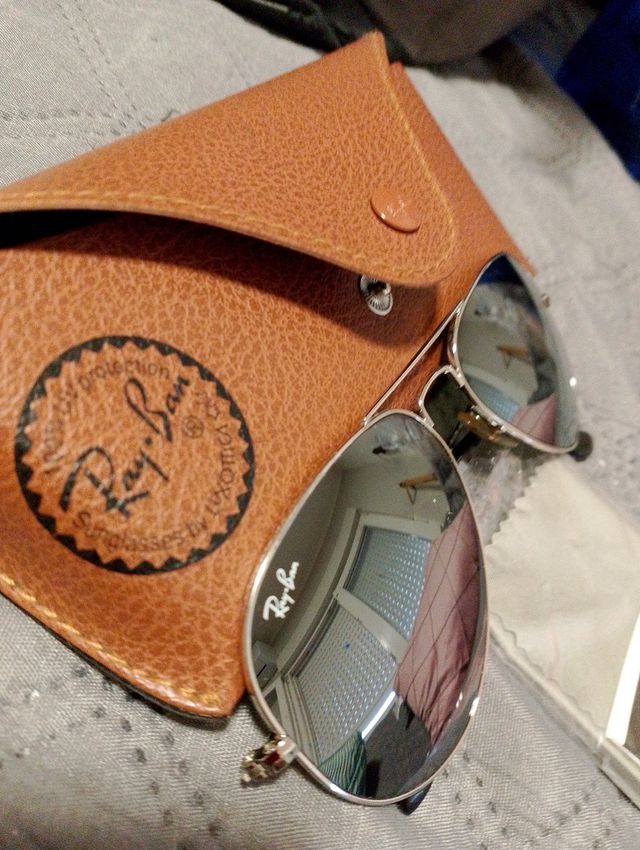 Ray-Ban Aviator: Gafas sol tipo espejo