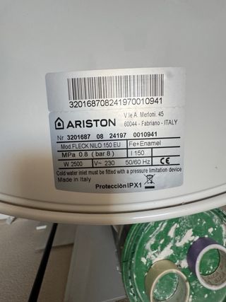Termo Ariston 150L Fleck