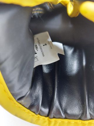 Guantes boxeo - negros y amarillos