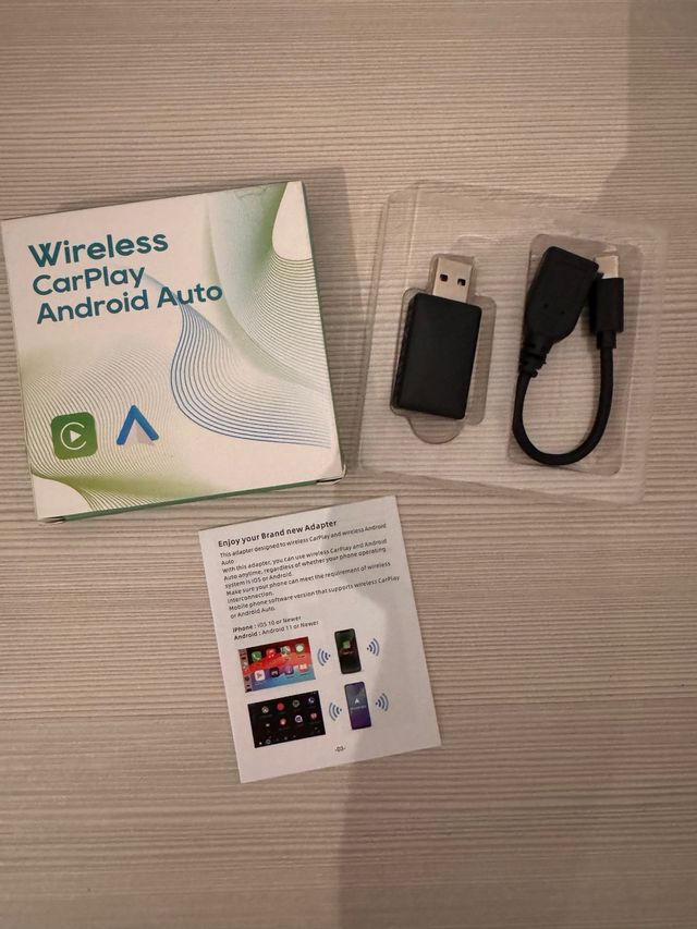 Adattatore Wireless CarPlay Android Auto