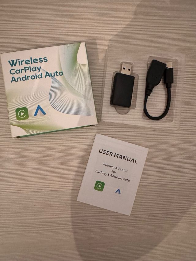 Adattatore Wireless CarPlay Android Auto