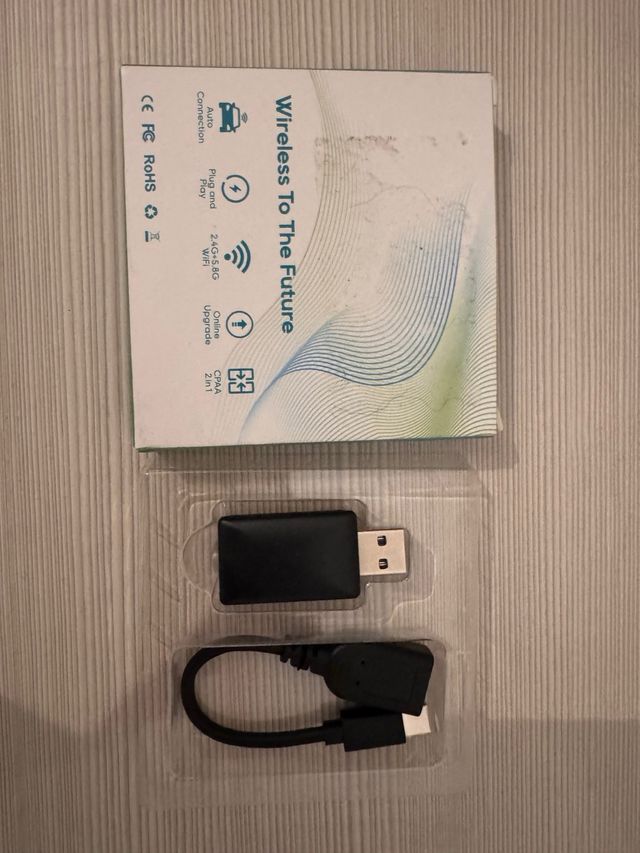 Adattatore Wireless CarPlay Android Auto