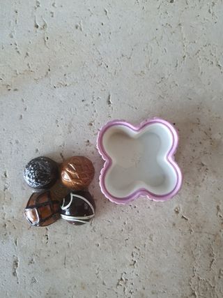 Scatola cioccolatini porcellana rosa