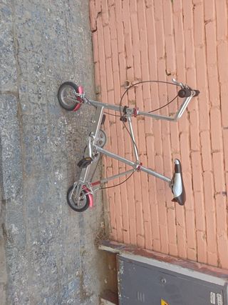 Mini bici plegable metalica