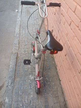 Mini bici plegable metalica