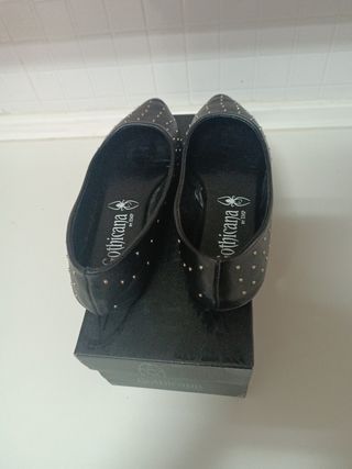 Bailarinas Gothicana negras, talla 39