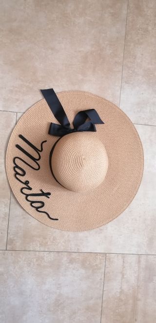 Sombrero playa Marta beige