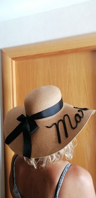 Sombrero playa Marta beige