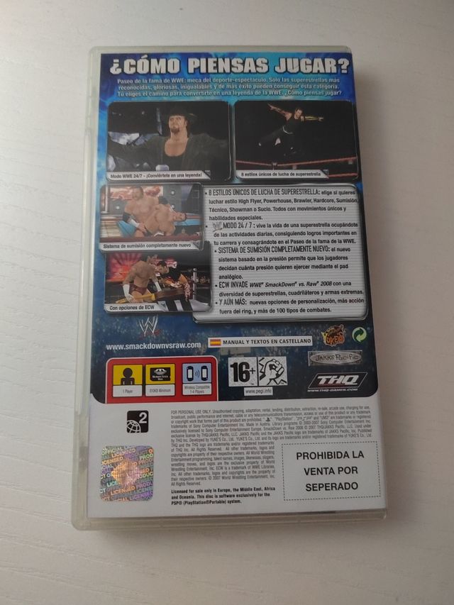 WWE SmackDown vs. Raw 2008 PSP
