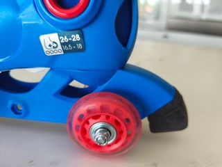 Patines Oxelo 26-28, azul y rojo