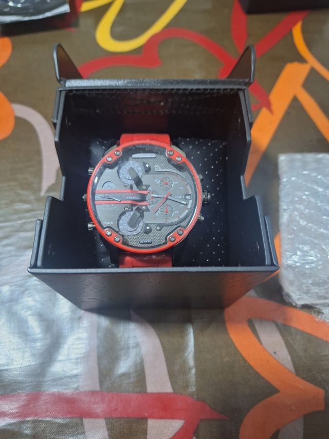 Reloj Diesel Mr. Daddy 2.0 Rojo