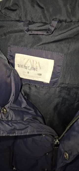 Abrigo colegial Zara azul marino talla 8
