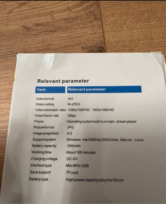 Sansnail Mini telecamera SQ11 interna HD, visione