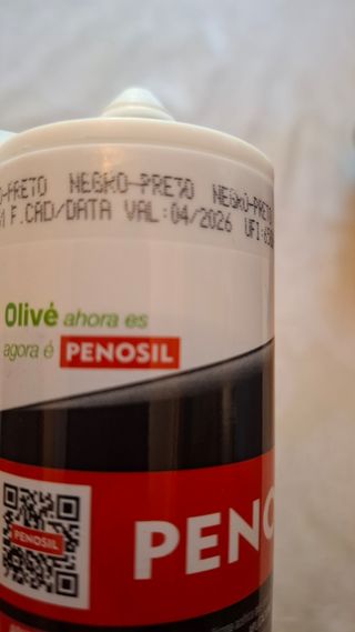 Silicona acética Penosil A-01 Negra