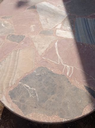 Mesa ovalada mármol - exterior