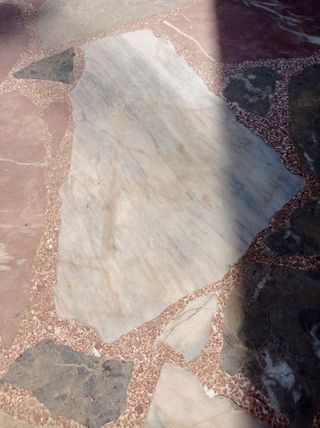 Mesa ovalada mármol - exterior