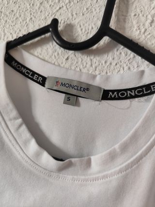 Camiseta Moncler blanca talla S