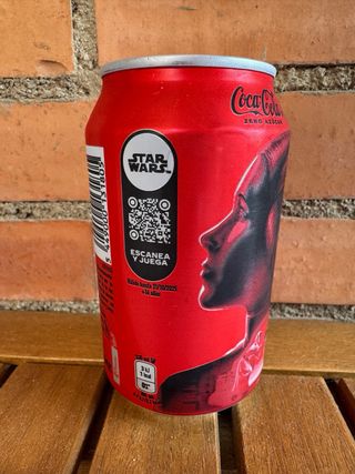 Lata Coca Cola Star Wars Edicion Limitada Leia
