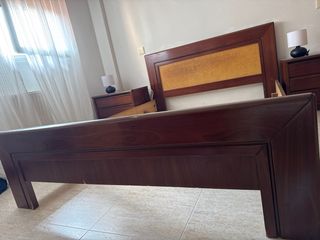 Cama 1,35x1,90madera 