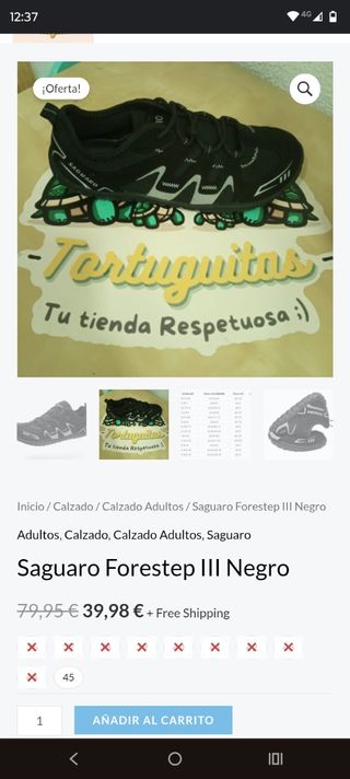 Zapatillas Saguaro Forestep III - 45