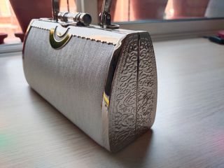 Bolso fiesta plata - elegante
